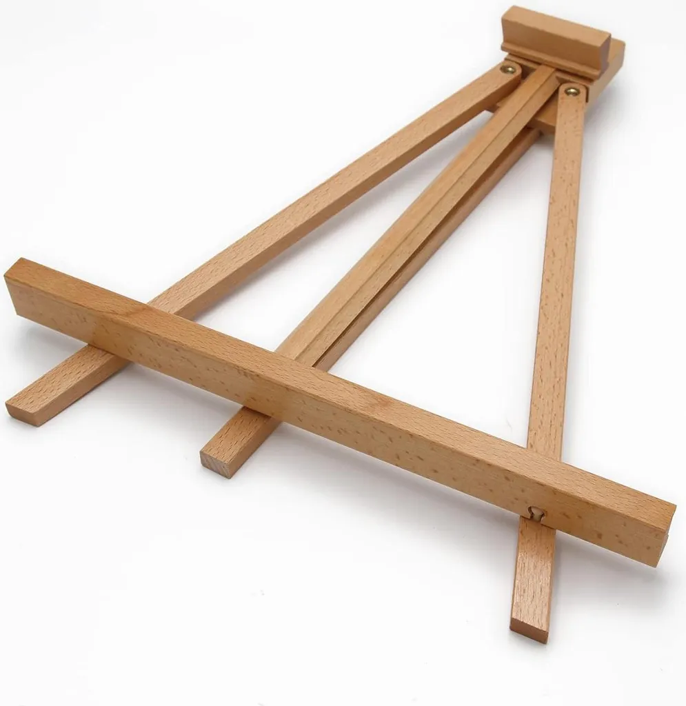 Chevalet de table stable pour cadres - Support bois 70 cm anti-chute