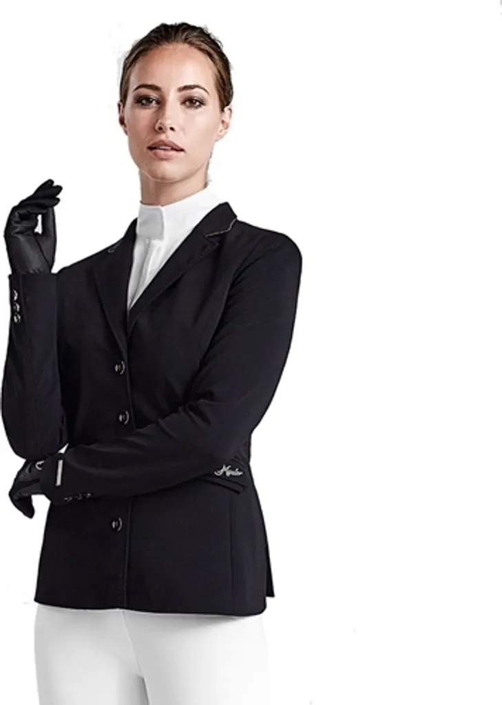 Veste de concours Kingsland Elvira pour CSO et Dressage Noir T38