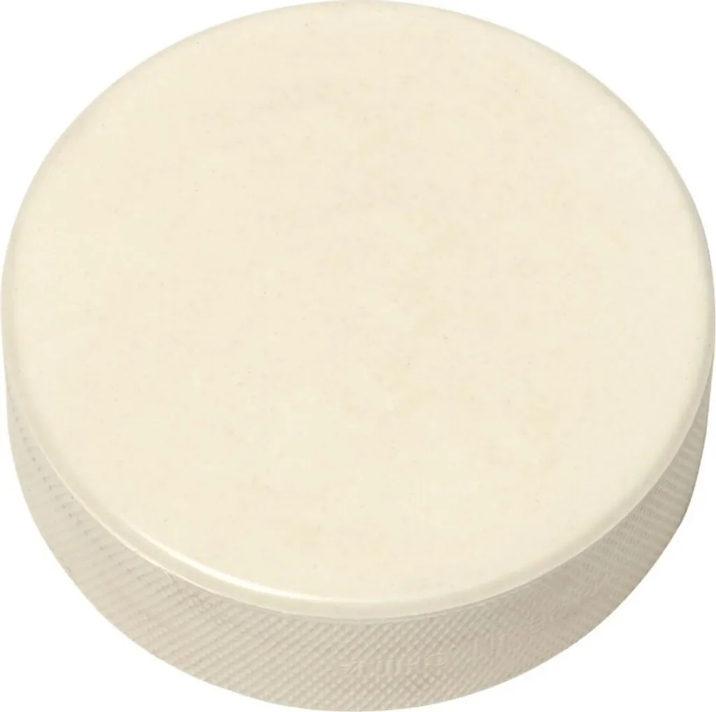 Palet de hockey Winnwell blanc (Lot de 12), disque officiel entraînement