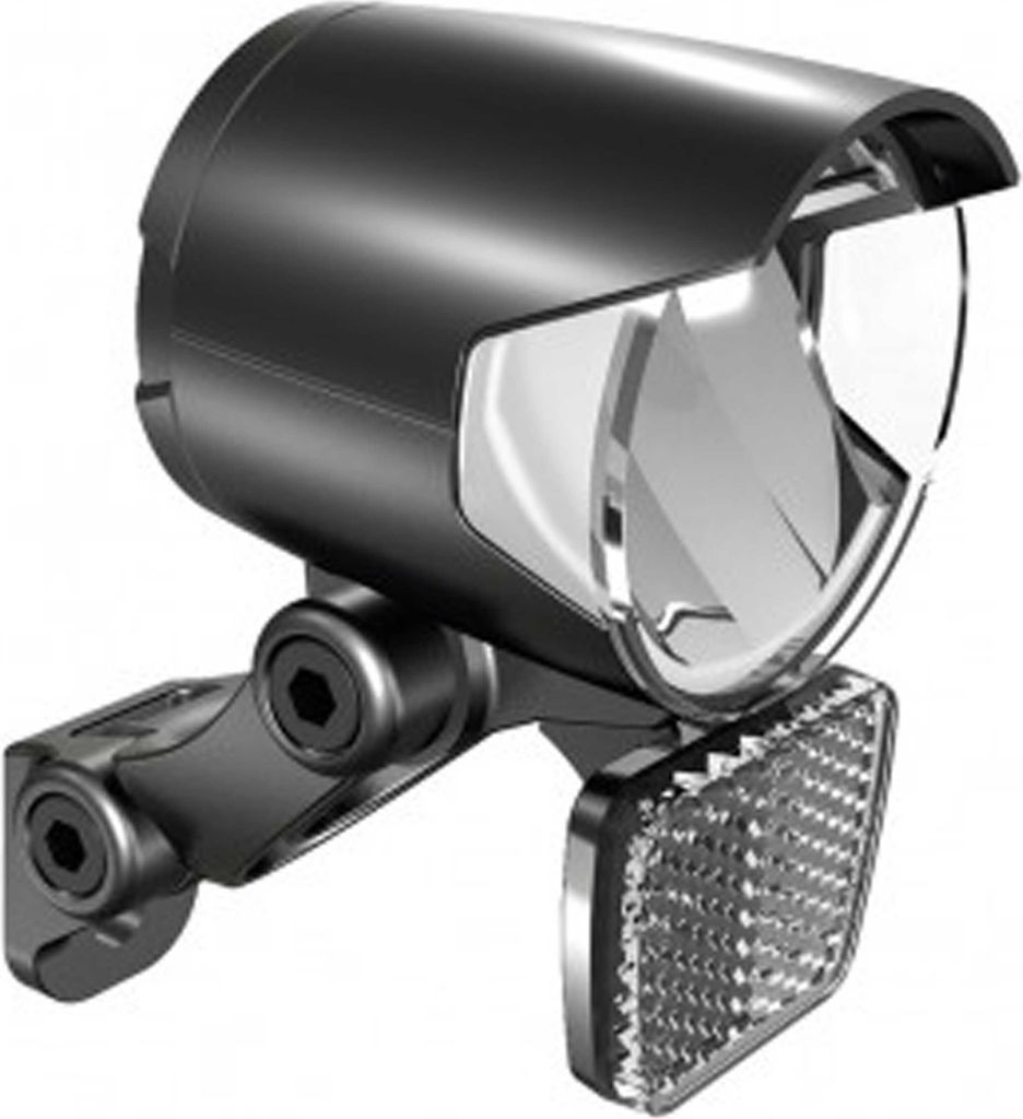 Herrmans E-Bike-Scheinwerfer 'H-Black MR4 E', LED, schwarz Produktbild 