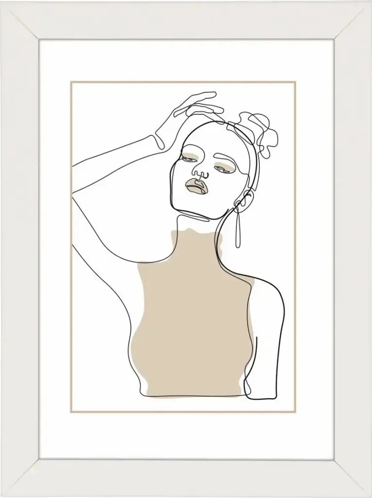 Cornice Portafoto 30x40 Bianca Copenhagen in Legno - Custodisci i Ricordi