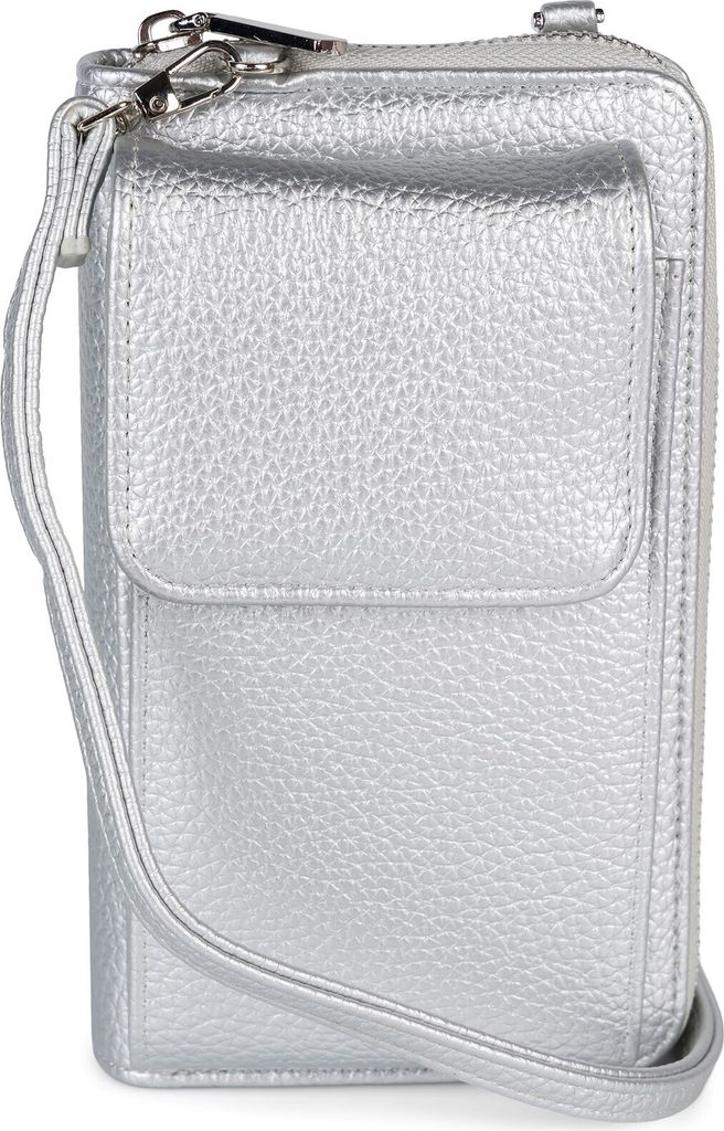 styleBREAKER Damen Mini Bag Geldbörse mit RFID Schutz und Handyfach | Crossbody Umhängetasche mit Schultergurt | Portemonnaie und Handytasche in ...