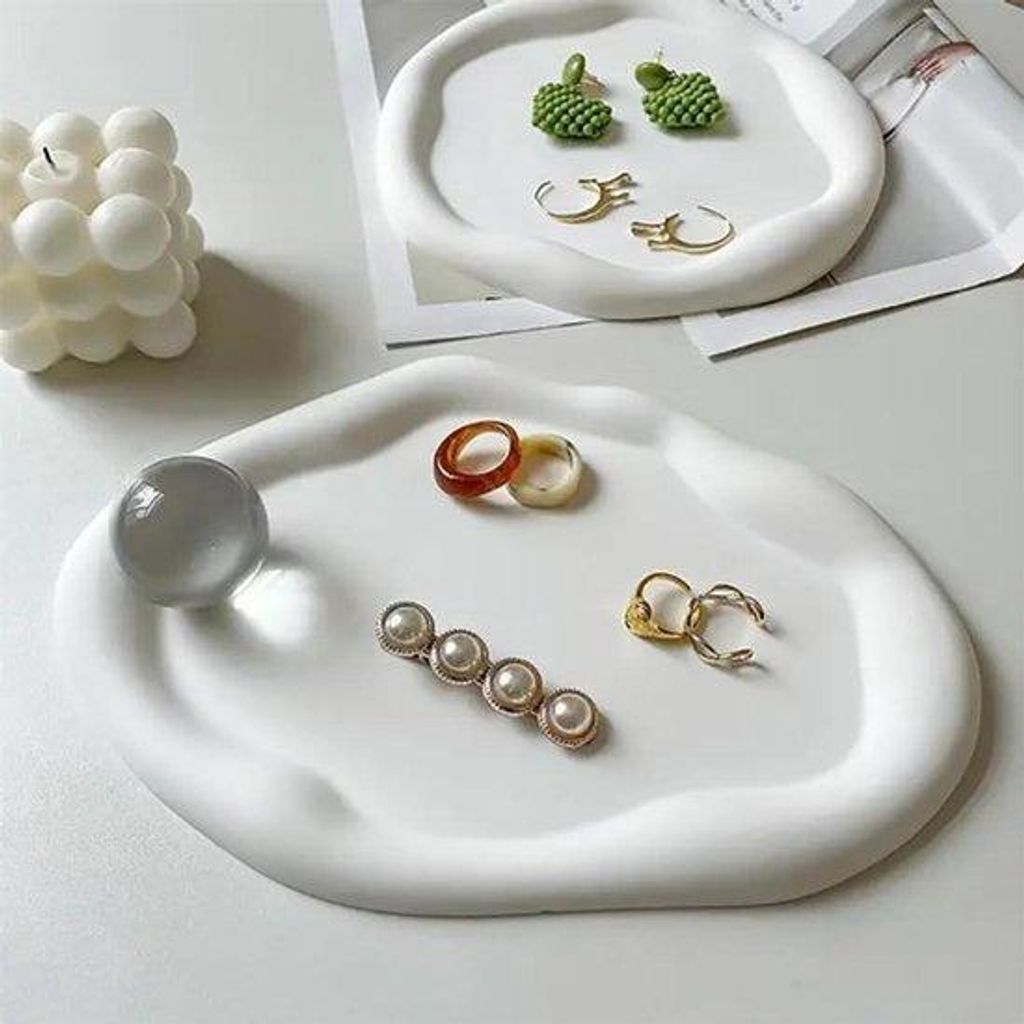 Keramische Schmuckschalen eleganten Designs - Ringe und Schmuck aufbewahren - Muttertag Weihnachten Geburtstag