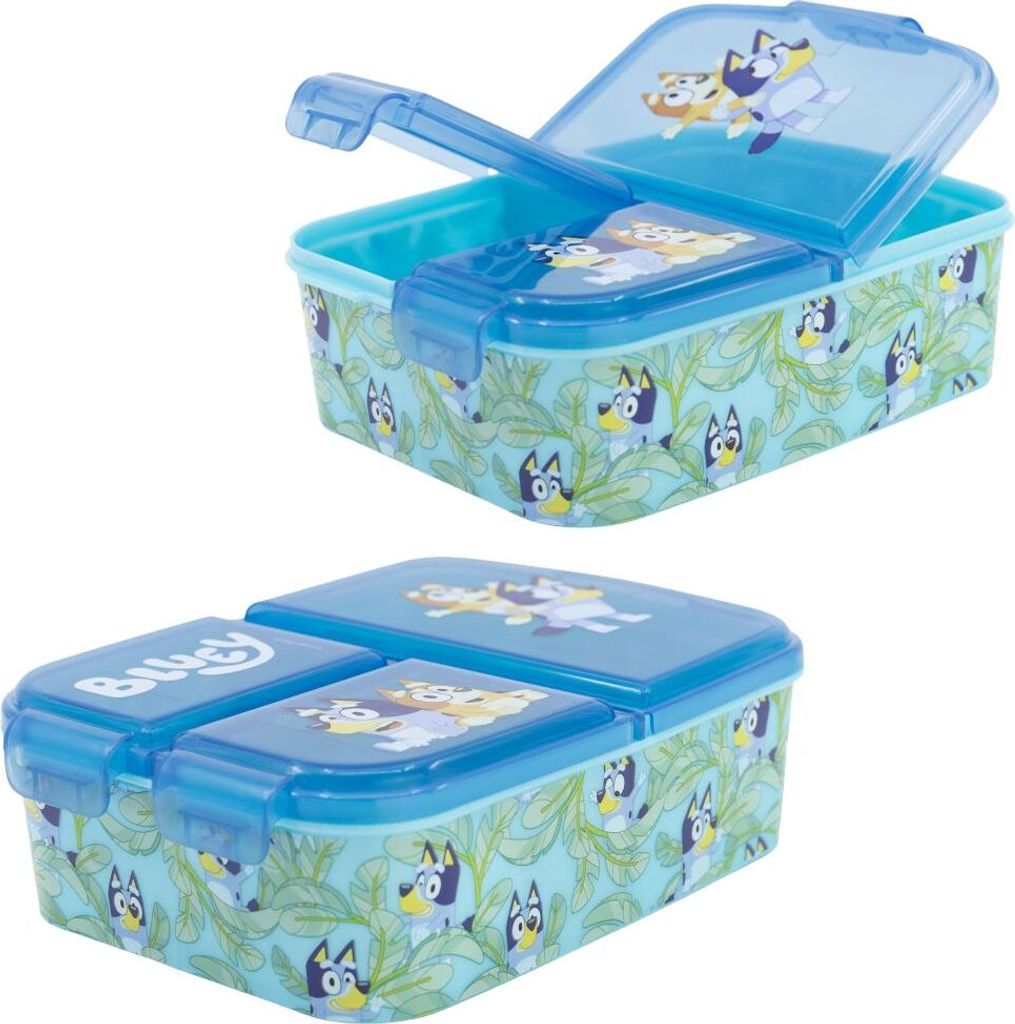 Lunchbox mit Fächern Bluey 19,5 x 16,5 x 6,7 cm Produktbild 
