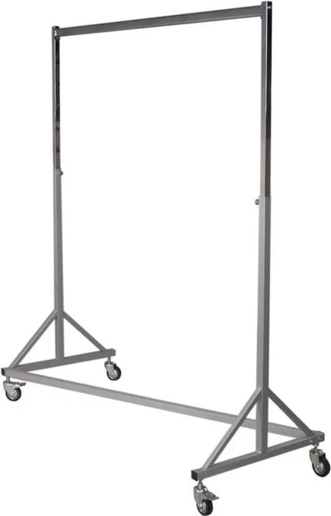 Portemanteau ultra robuste 150 kg avec tringle réglable de 133 cm
