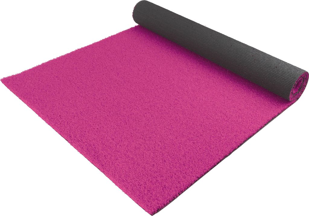 Primaflor Kunstrasen COLORPLAY Pink 2,00m x 1,50m - 14mm hoch - Meterware - Viele Farben - Wasserdurchlässiger, UV-Stabiler Rollrasen, Rasenteppic...