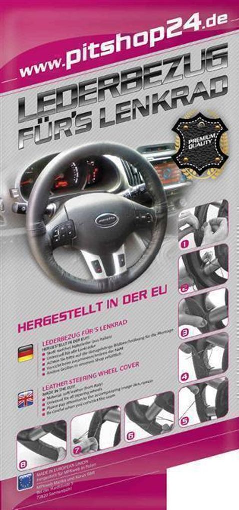 LKW Oldschool Lenkradhülle Lenkrad 44-46 Cm Kunstl Produktbild-Vorschau 10