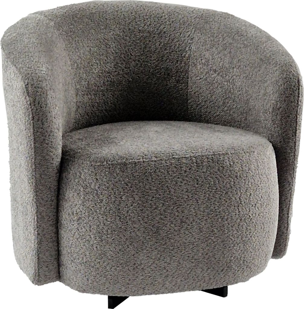 Kondela Drehbarer Konferenzstuhl Envy – grau / schwarz