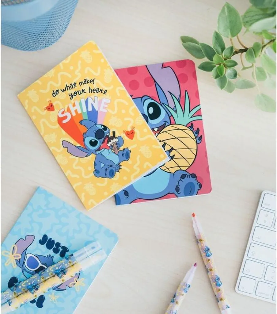 Coffret Cadeau Papeterie Stitch pour Journal Intime et Prise de Notes - 4
