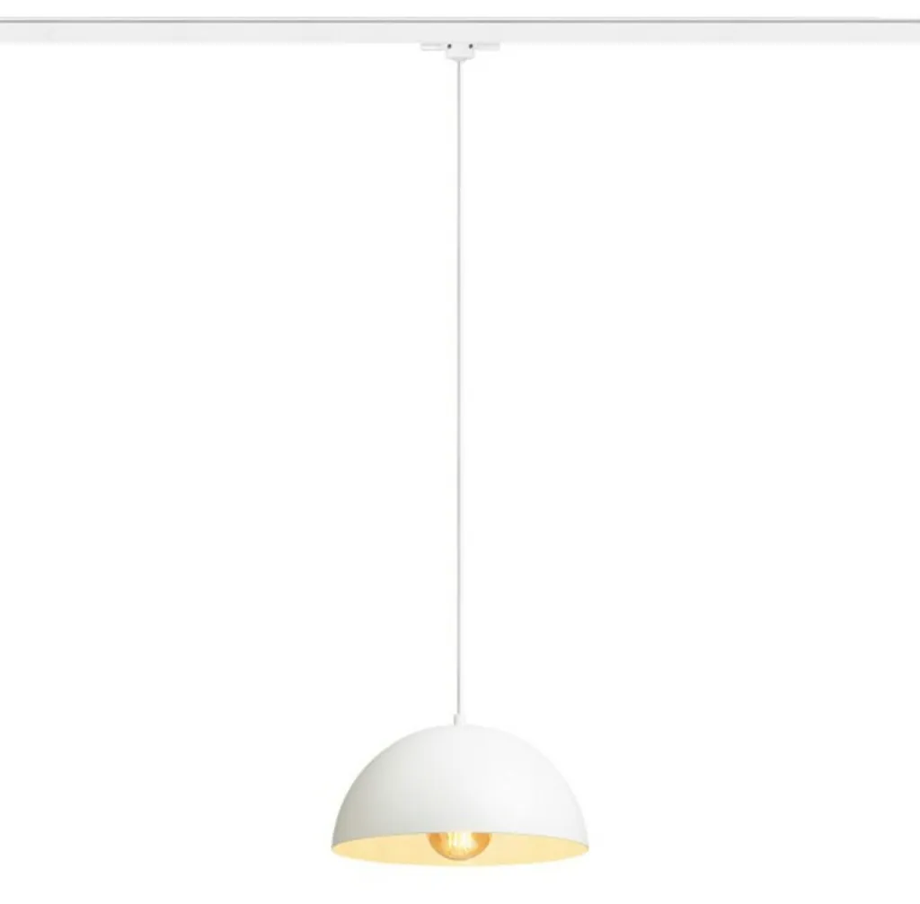 Luminaire pour Rail Triphasé Blanc Gladys 30 E27 Rendl R14506 230V