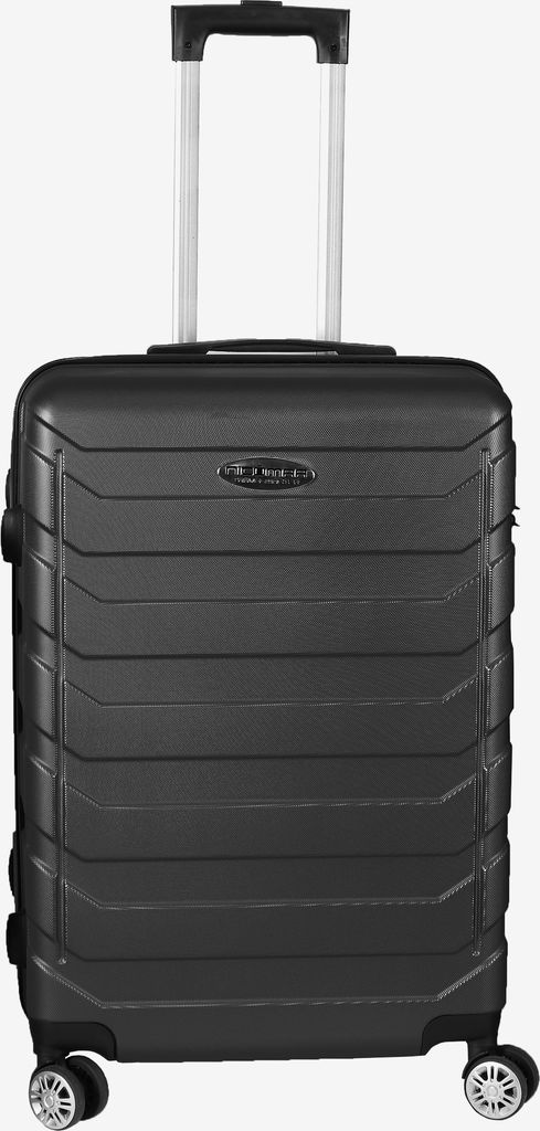 Koffer Trolley Reisekoffer Hartschalenkoffer ABS Schwarz 44x27x64cm 4 Rollen