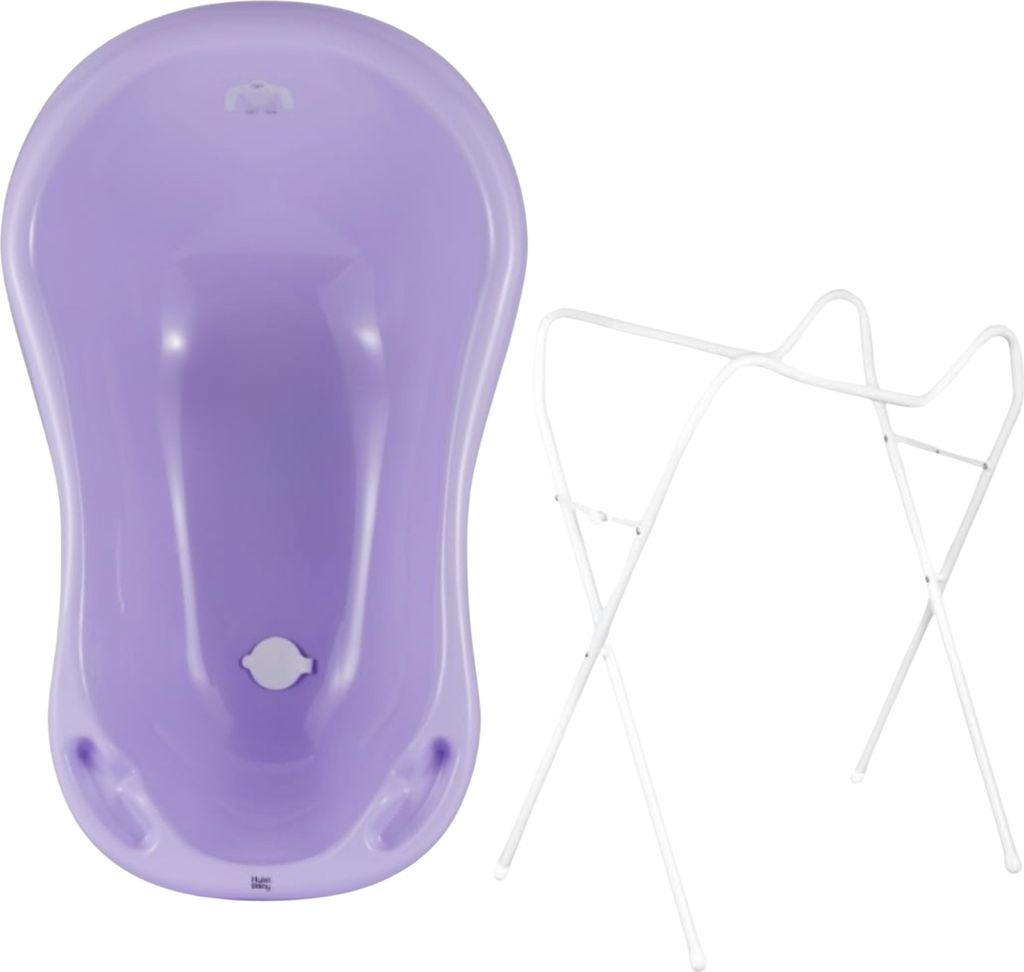 Hylat Baby Babywanne mit Gestell Lila Produktbild 