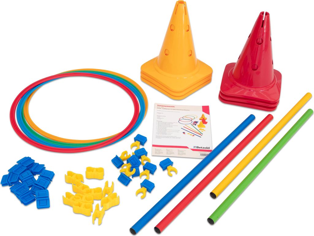 Betzold, Bewegungsbaustelle, Kegel, Reifen, Stangen, Produktbild 1