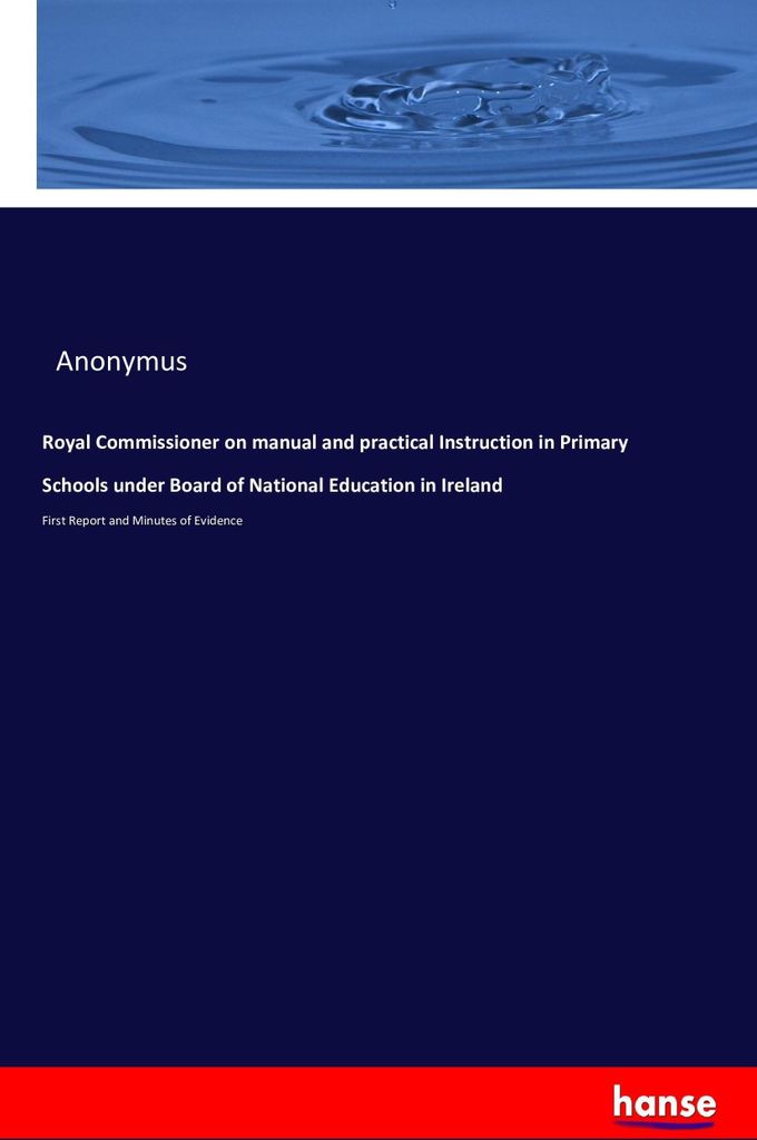 Royal Commissioner on manual and practical Instruction in Primary Schools under Board of National Education in Ireland