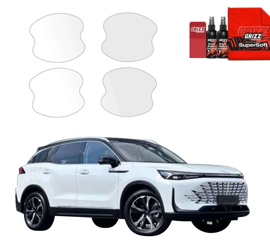 4in1 Schutzfolie Grizz Protector für Türgriffmulden - BAIC BEIJING 7 (2024-2026)