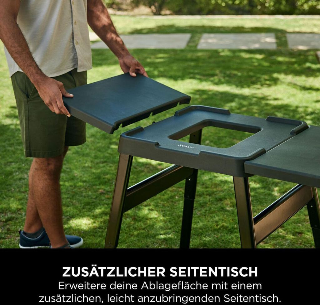 Ninja Woodfire 4718J800EUUK Höhenverstellbarer Ständer Produktbild 2