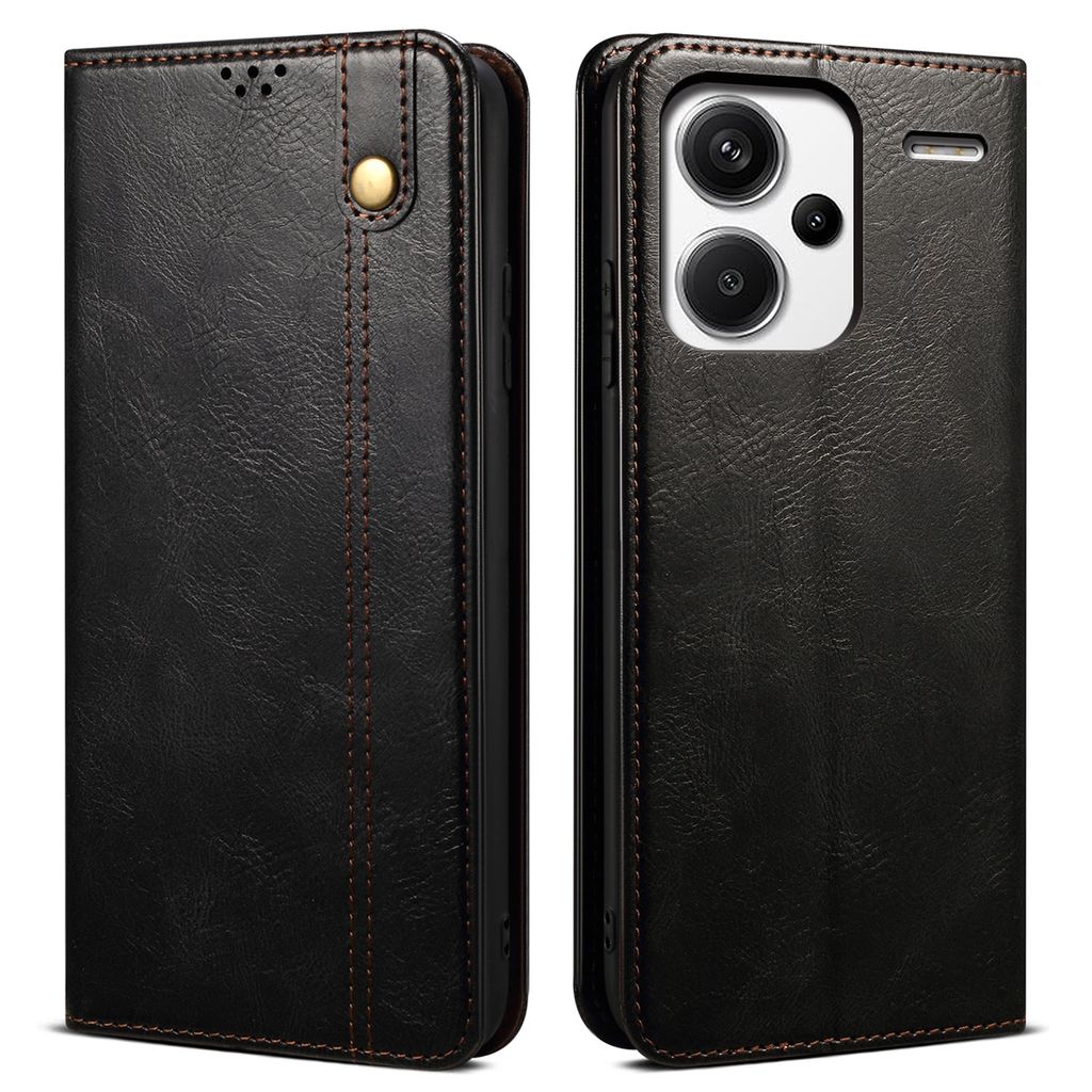 Pouzdro pro Xiaomi Redmi Note 13 Pro+ kožené flip pouzdro Obrázek produktu 