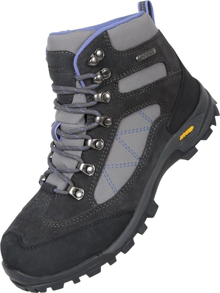 Mountain Warehouse - Damen Wanderstiefel "Storm", Wildleder MW1180 (38 EU) (Grau)