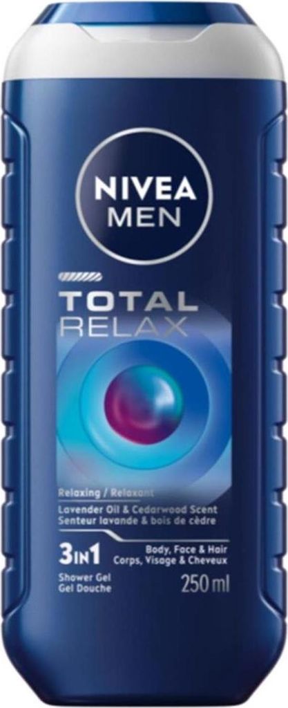 NIVEA Men Total Relax 3-in-1 Showergel 250ml