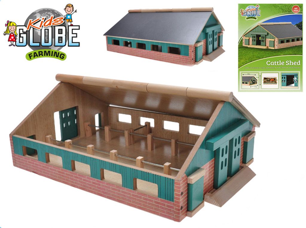 Van Manen Bauernhof-Schuppen 21,2x30x11,2 cm im Maßstab Produktbild 