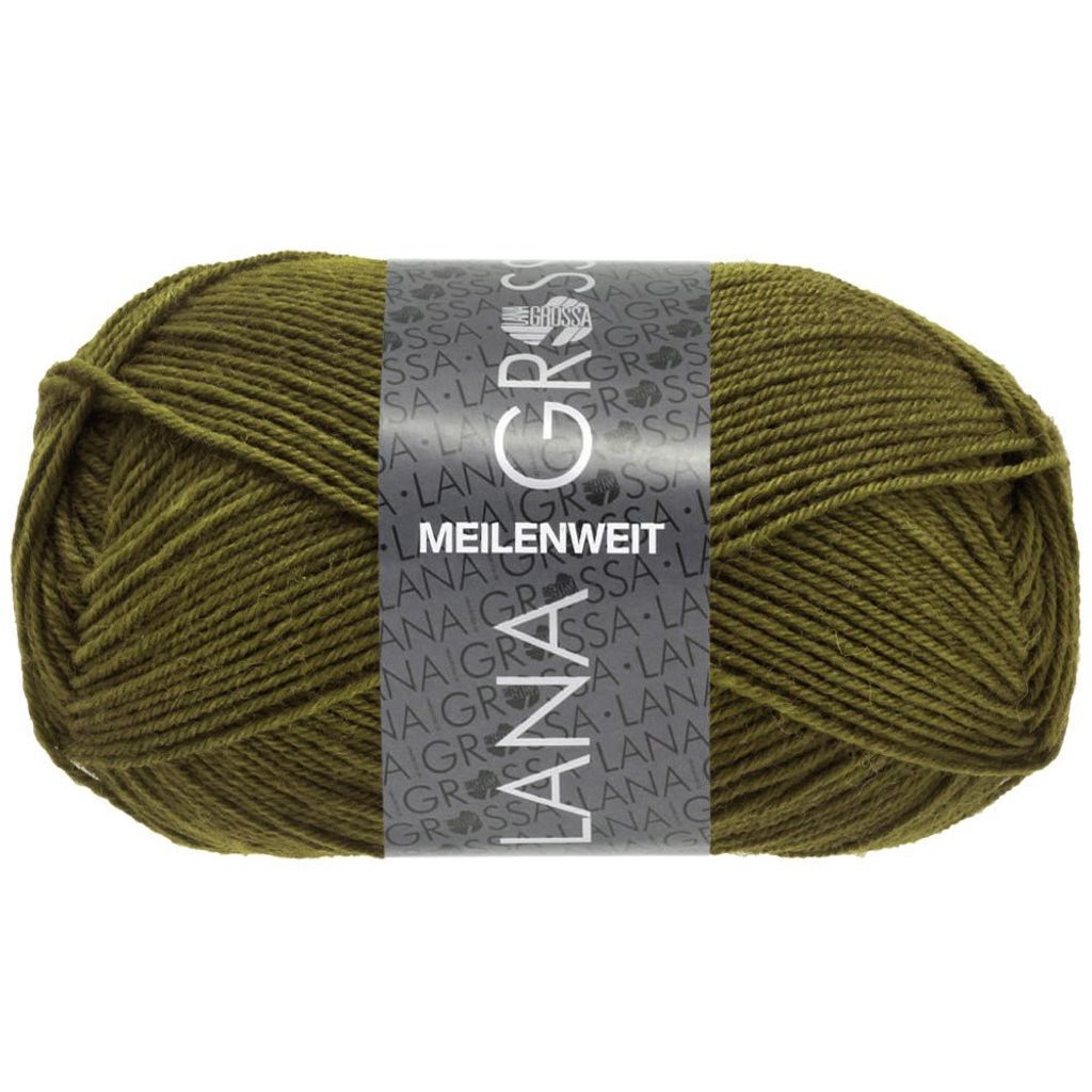 Lana Grossa MEILENWEIT 50 g UNI 4-fach Sockenwolle mit 80 % Produktbild 