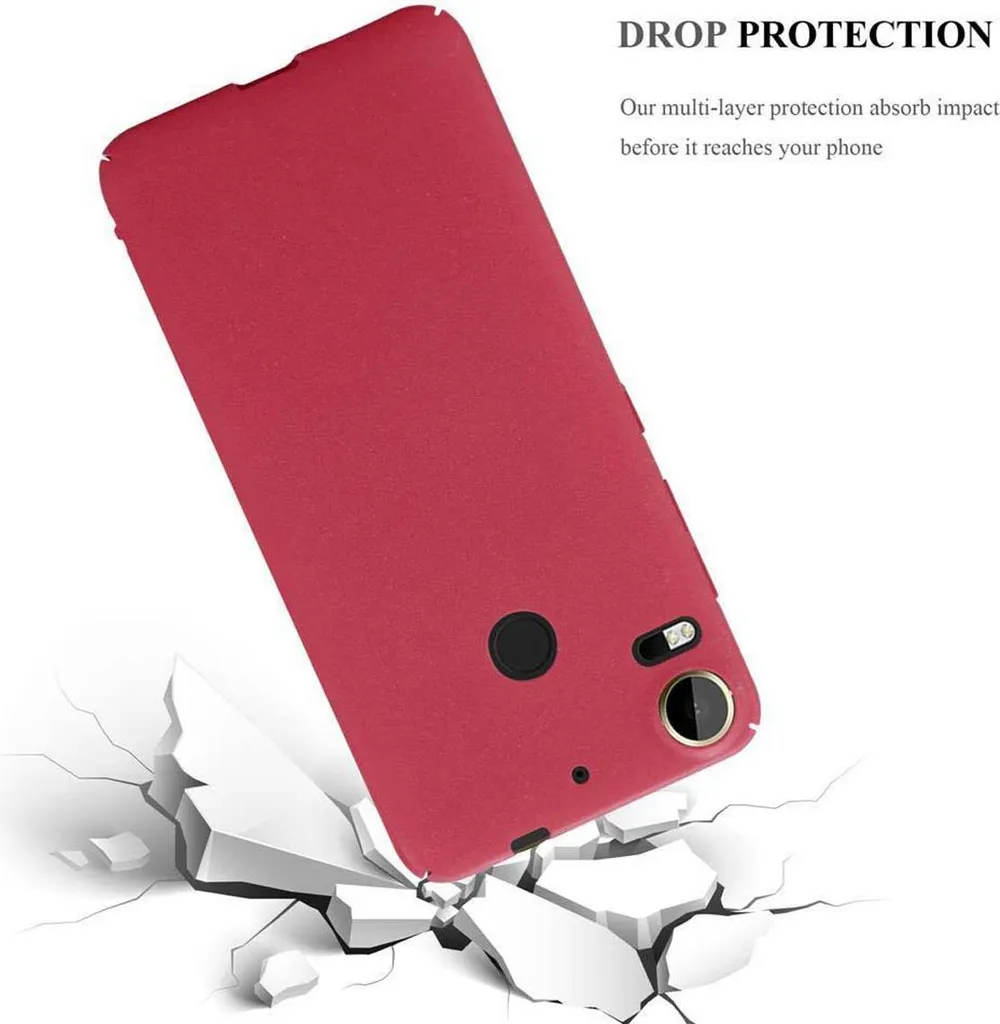 Custodia Cadorabo Rosso per HTC Desire 10 PRO - Cover Chic e Resistente - 5