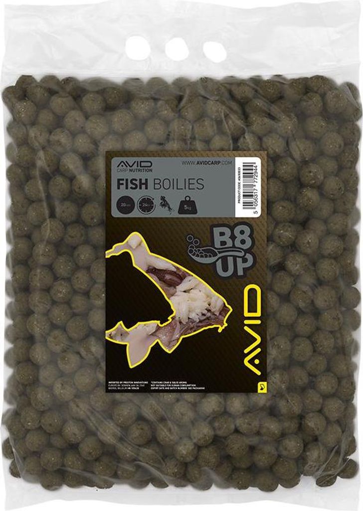 Avid Carp B8-Up Boilies 5 kg Fish 20 mm