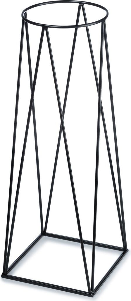 Metalowy kwietnik 96 cm czarny stojak na kwiaty Zdjęcie produktu 