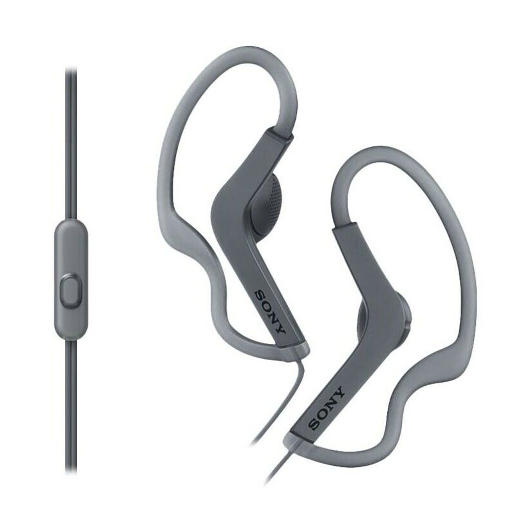 Sony MDR-AS210APB - In-ear sports headphones - gray Produktbild 