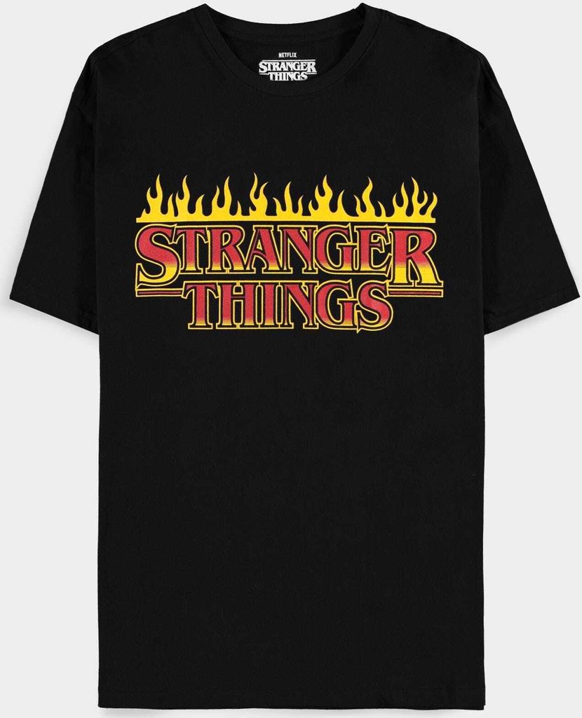 Stranger Things Massive Burning Logo T-Shirt – Offizielles Merchandise - L