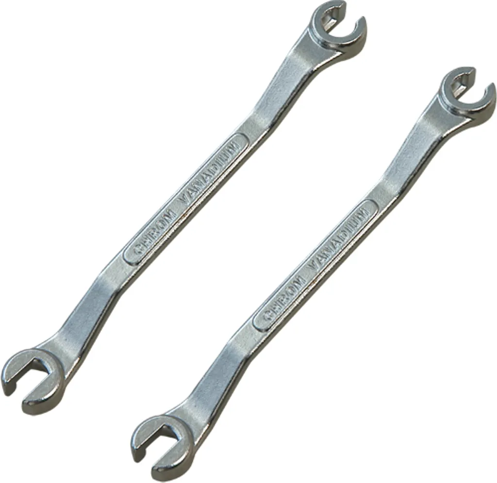 Jeu de 2 clés à tuyauter pour canalisations de frein 10x11 et 10x12 mm
