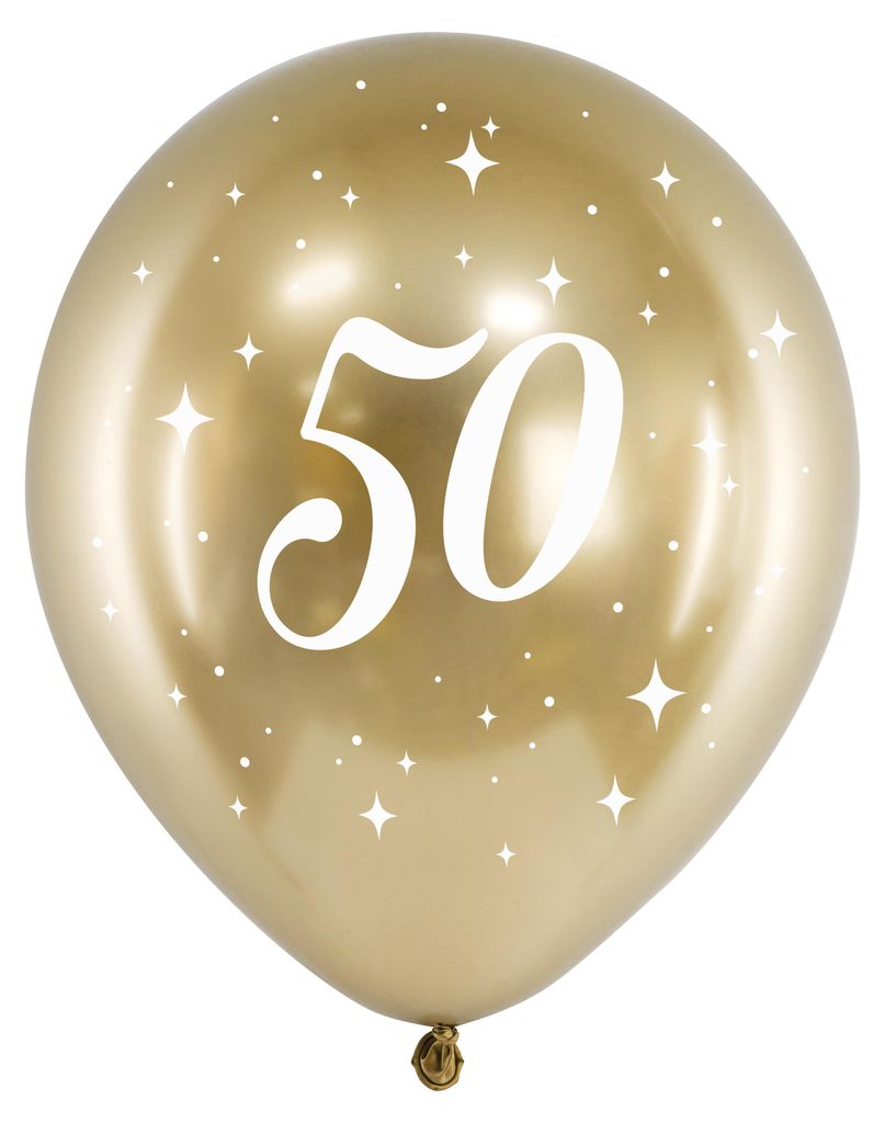 Balony Glossy 30cm 50 złoty A6 68411 Zdjęcie produktu 