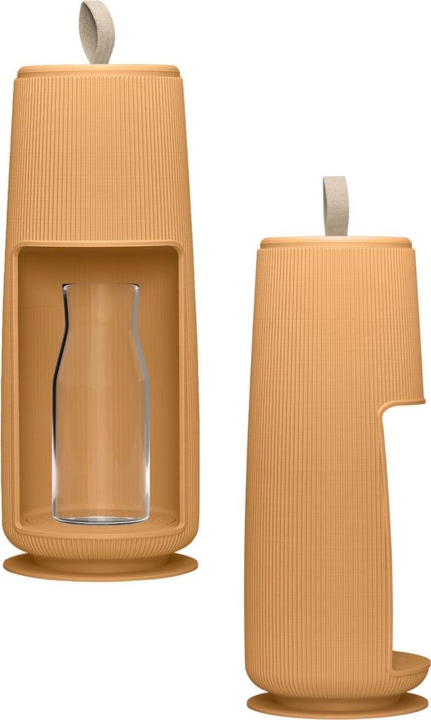 flowell Aktivkohle-Membran Wasserfilter / Kannenfiltersystem, Farbe:Pastel Peach