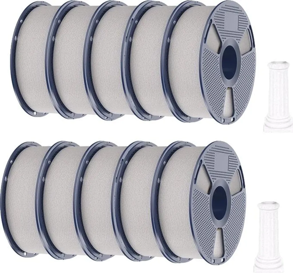 Filament 3D PLA Effet Marbre Shadow Storm pour Imprimante Rapide 1kg net