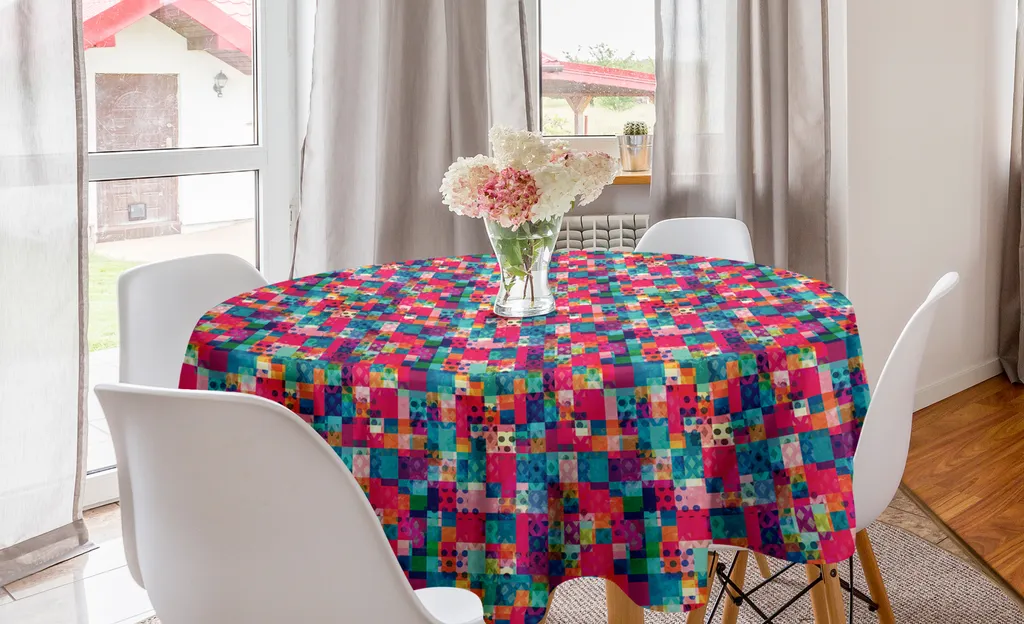 Party Style: Tovaglia Rotonda 150cm ABAKUHAUS Pois Astratti