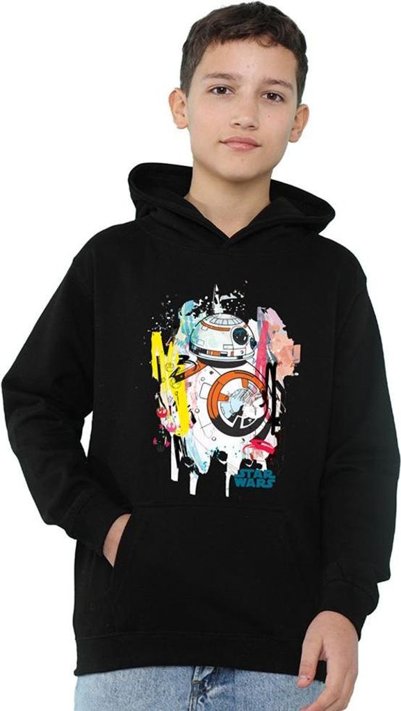 Star Wars - Kapuzenpullover für Kinder TV24516 (116) (Schwarz)