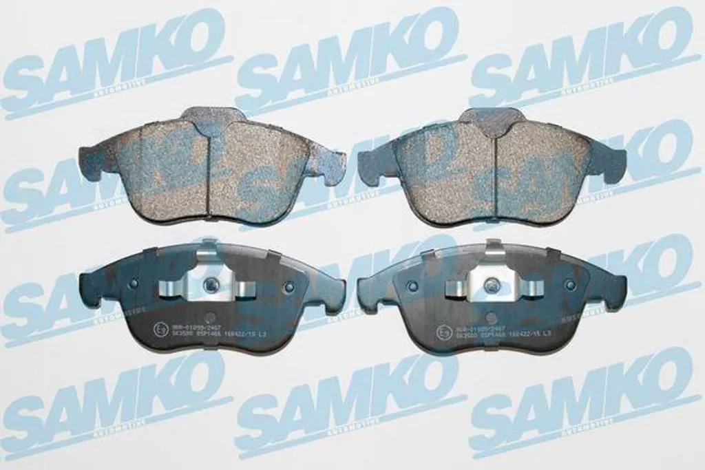 Jeu de plaquettes de frein avant pour RENAULT Scénic III SAMKO 5SP1466