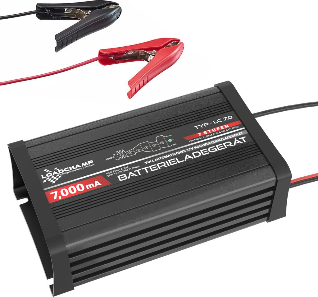 Loadchamp Automatik Ladegerät 7A 12V Produktbild 