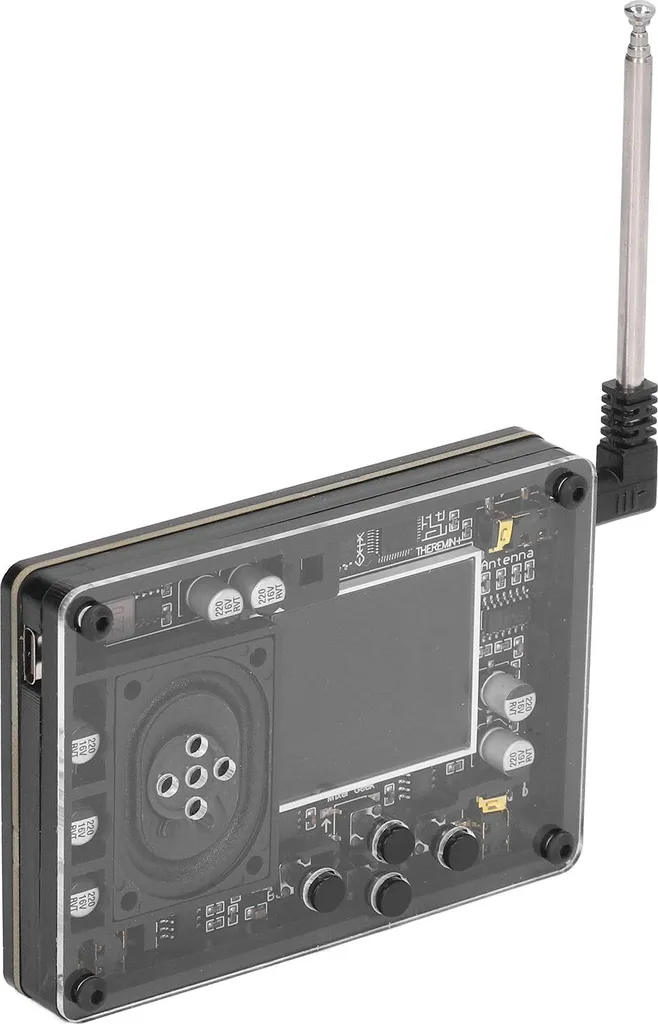 Thérémine Instrument de Musique Électronique avec Antenne et Écran LCD