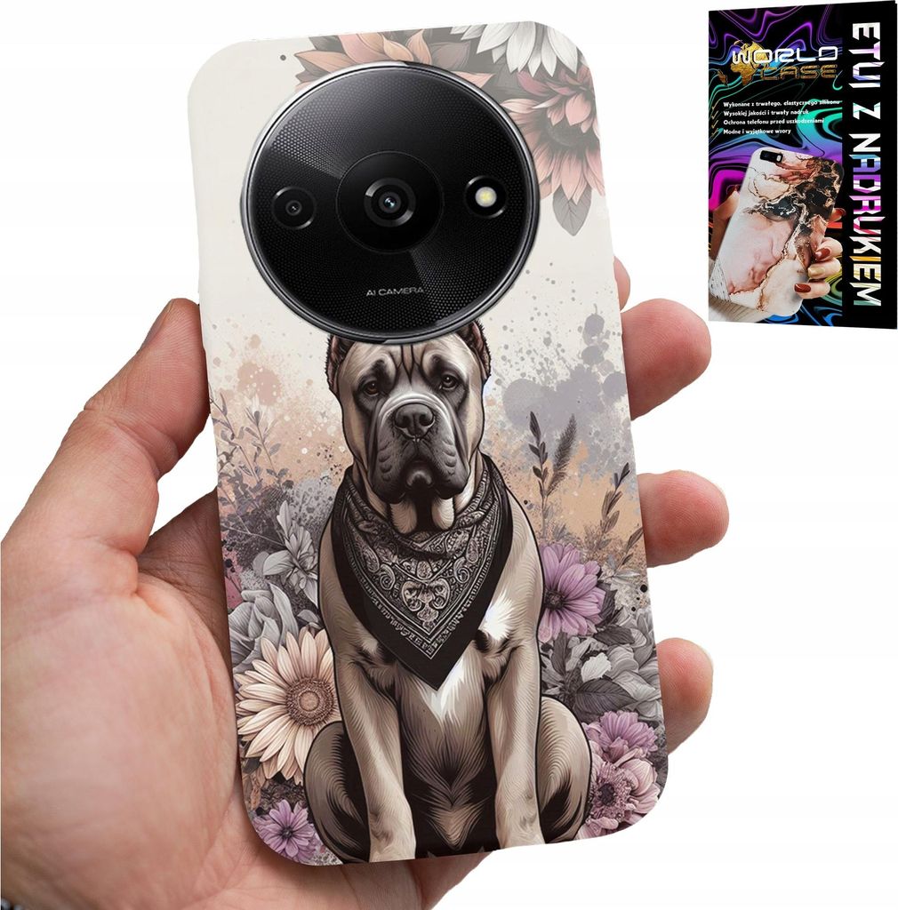 Hülle Für Xiaomi Redmi A3 - Hund Rassen Hund Muster Abdeckung + Film