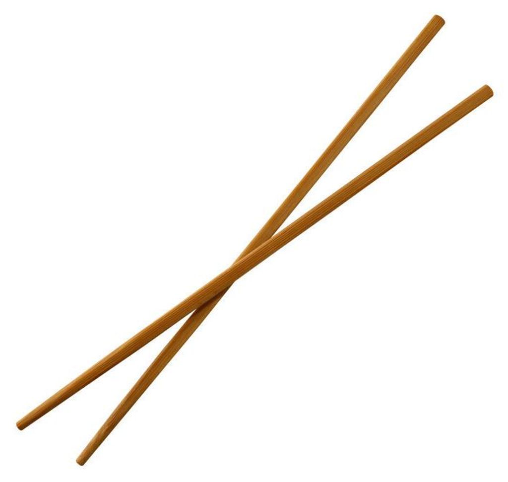 Bambus Essstäbchen 5 Paar = 10 Stück (L 24 cm) Produktbild 