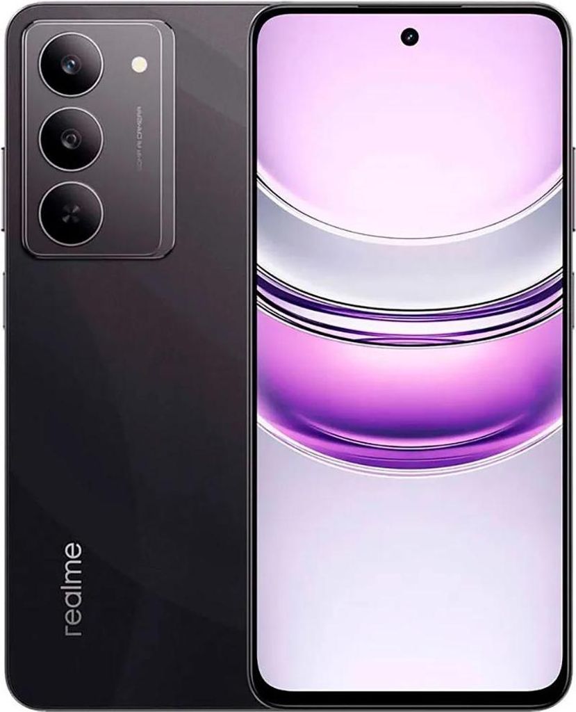 realme 14x 5G (6GB+128GB), kleur: carbon zwart Productafbeelding 