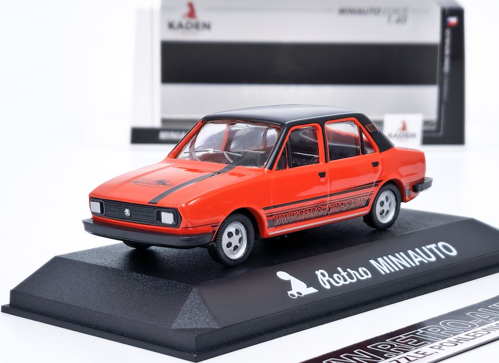 Retro MINIAUTO 1 - Retro-Auto - Rot KADEN 1:40