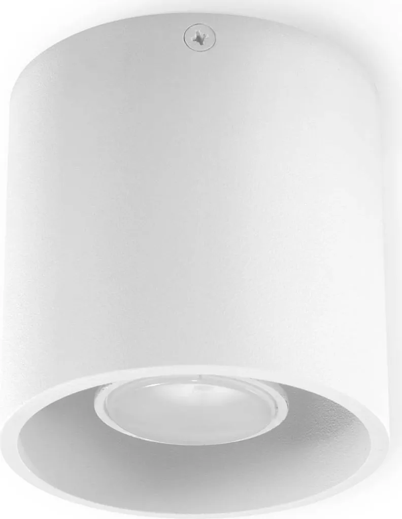 Lampada da Soffitto Sollux ORBIS 1 Bianco GU10 Alluminio 10x10x10cm