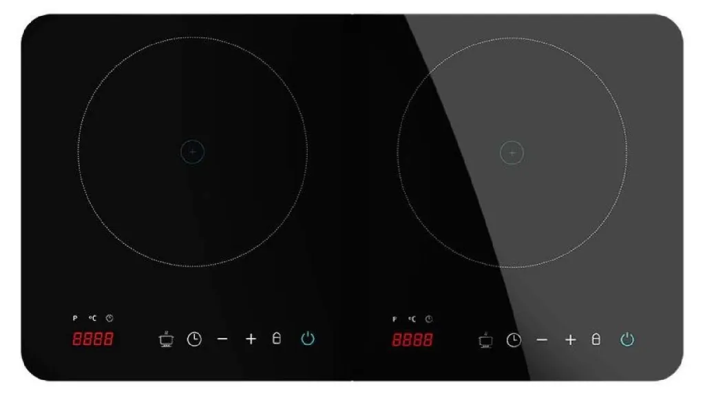 Piano a Induzione Cecotec Full Magma Double | 2 Fornelli Nero 56cm