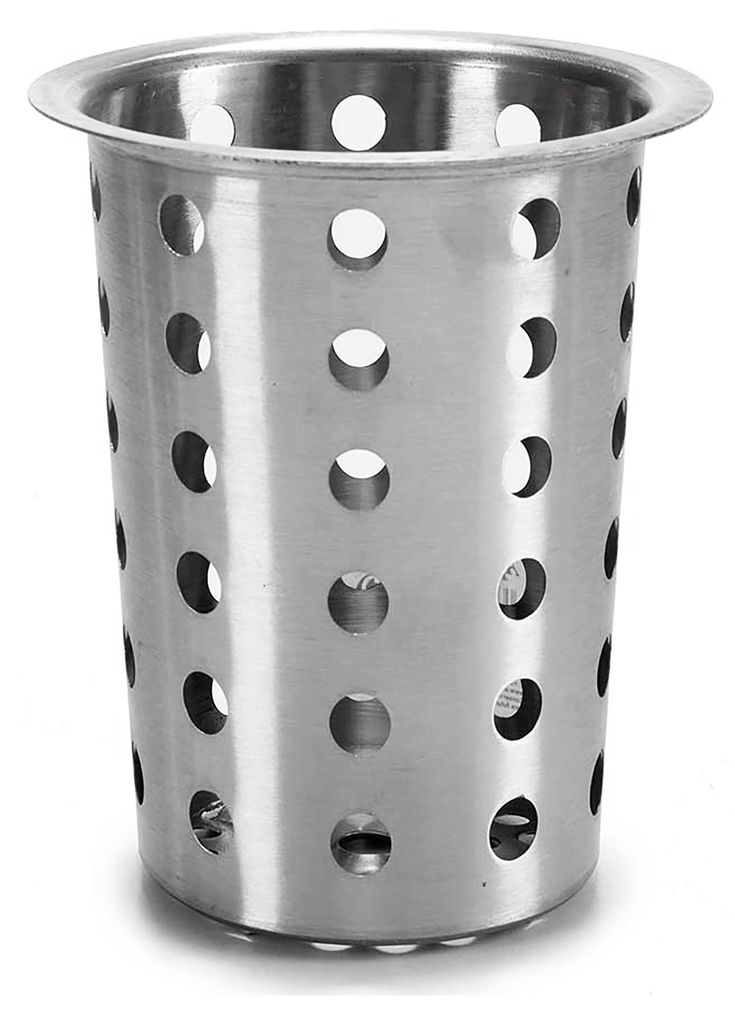 BESTECKHALTER aus Edelstahl 13cm hoch Besteckkorb Produktbild 