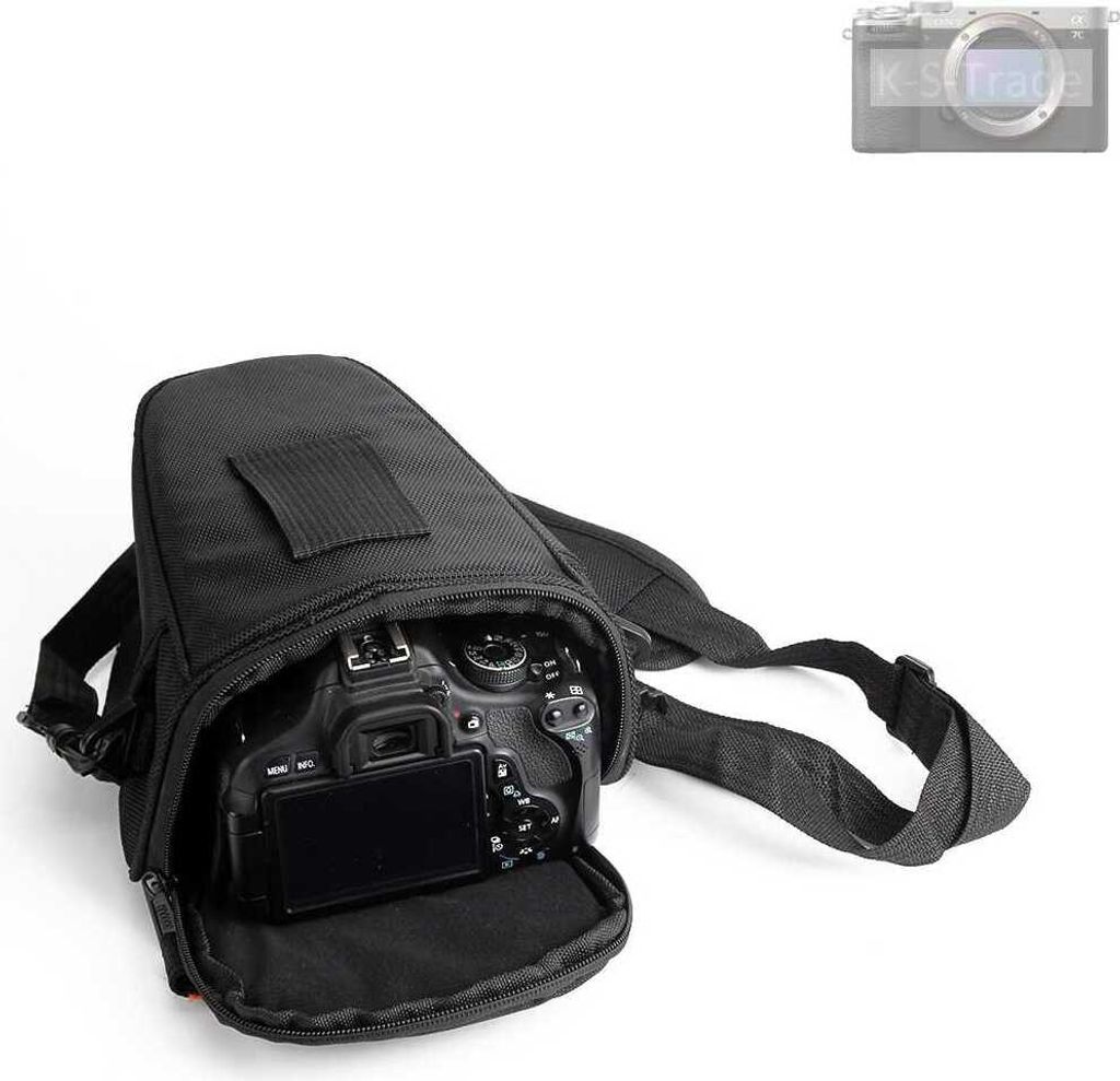 K-S-Trade Kameratasche Fototasche Schultertasche Umhängetasche kompatibel mit Sony Alpha 7C ll Colt für Systemkameras Schutzhülle bag