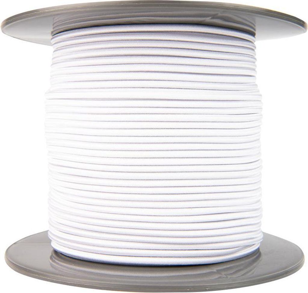 Elastische Schnur 4mm weiß