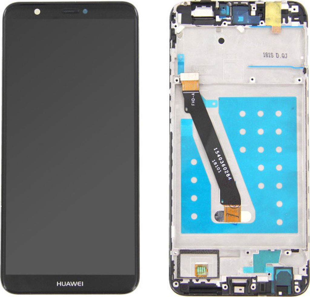 OEM Huawei P Smart LCD Display Touchscreen Bildschirm Rahmen Schwarz & Werkzeug
