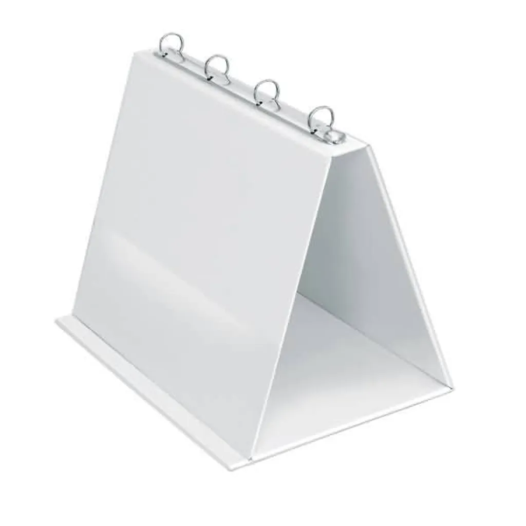 Support de présentation A4 horizontal de table blanc pour bureau